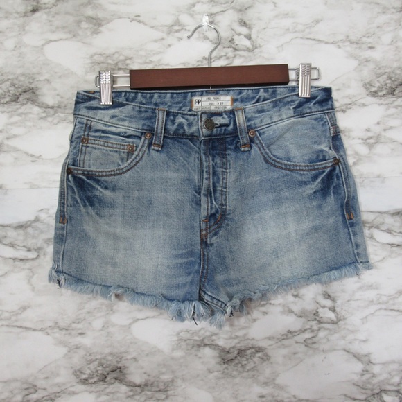 Free People Pants - Free People Rock Denim Uptown Short Harbor Cutoff Shorts Size 25